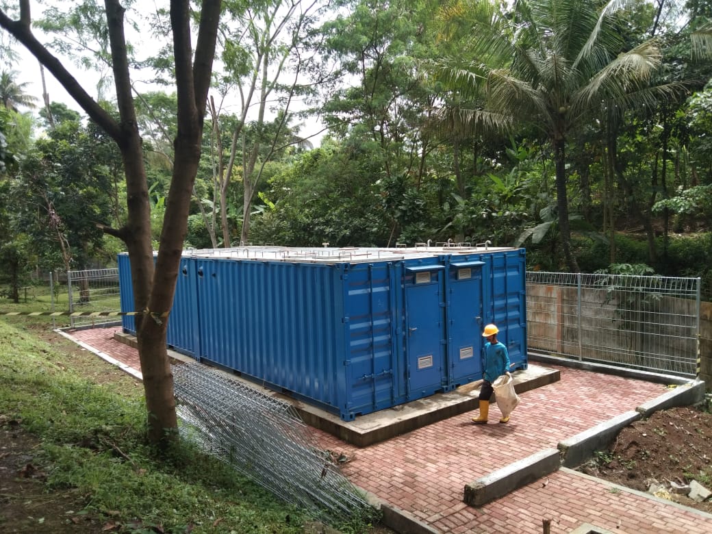 Pembangunan Pit & STP - Tirta Investama Ciherang